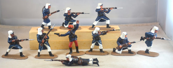 Armies in Plastic Painted French Foreign Legion Figures 10 Piece Set