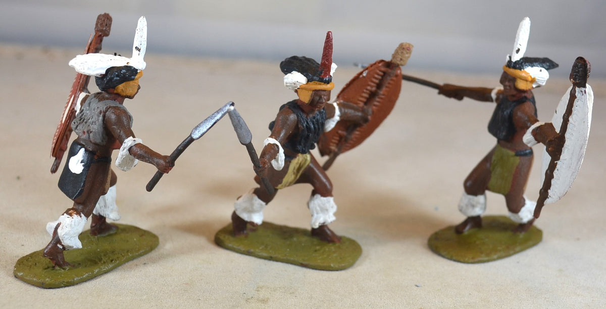 Armies in Plastic Painted Zulu Warriors 8 Piece Set – MicShaun's