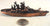Americana WWII Bronze Die Cast US Battleship Pencil Sharpener