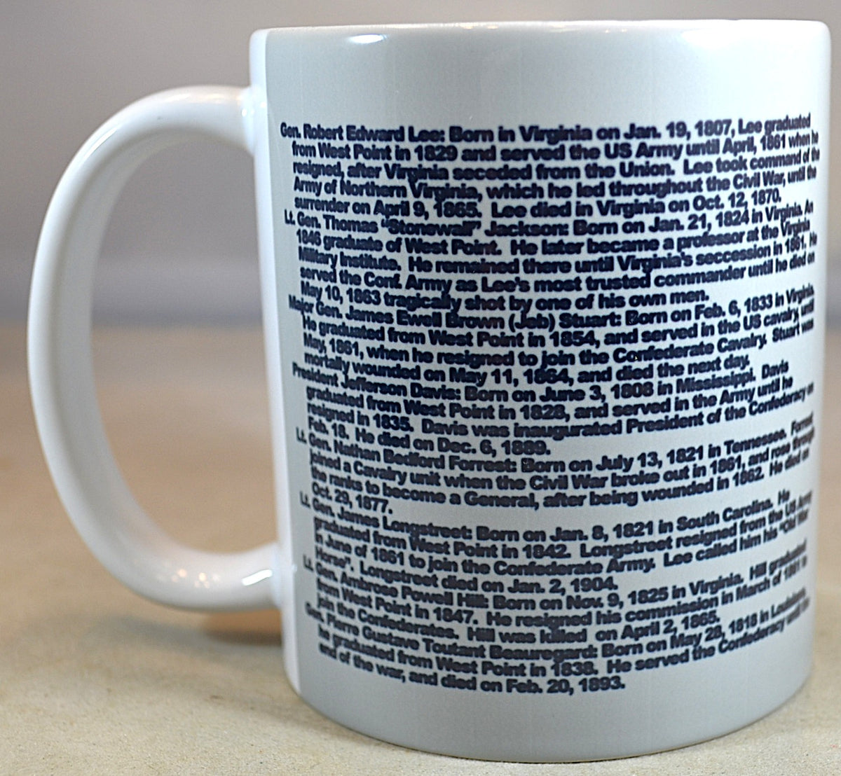 Americana Civil War Confederate Command Coffee Cup Mug