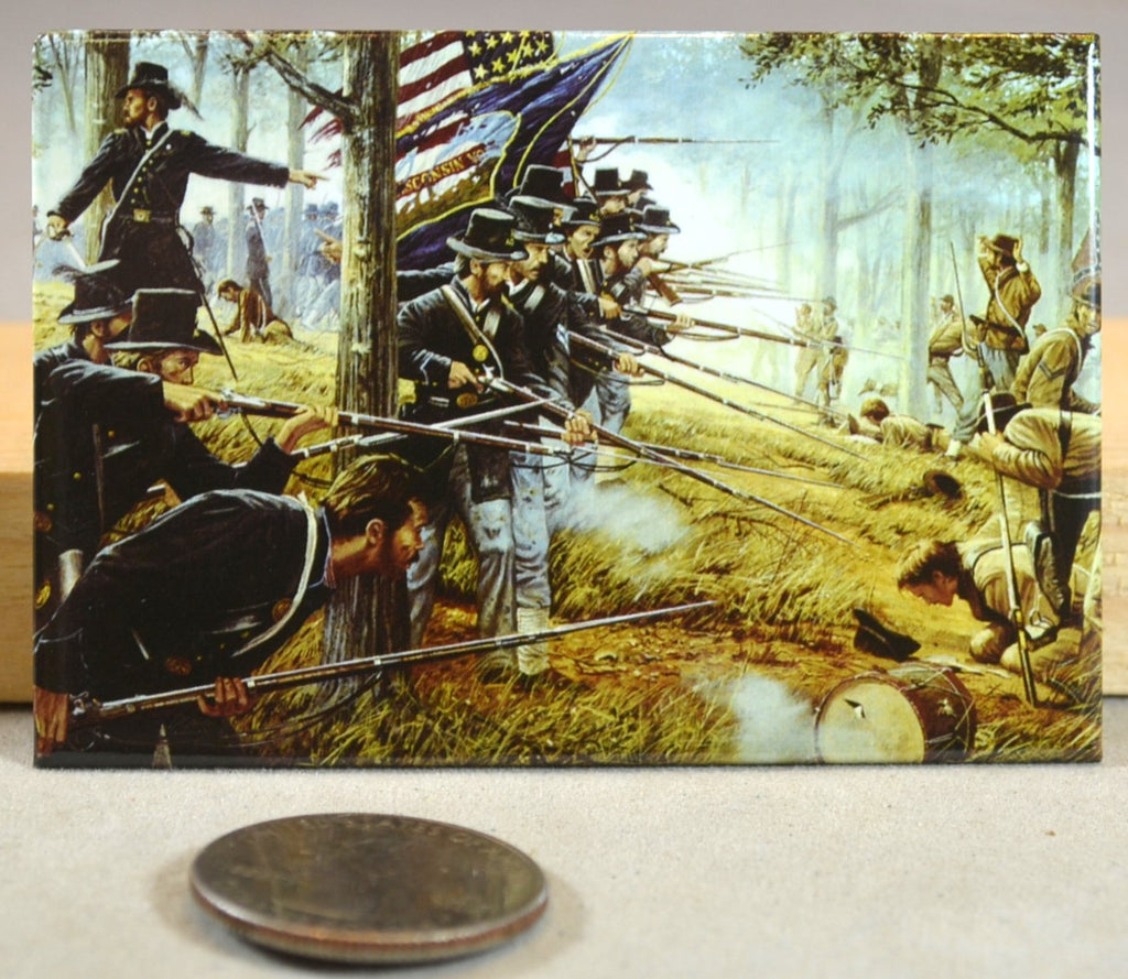 Americana Civil War Artist Dale Gallon "Final Glory" Magnet