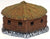 LOD Barzso Painted Treasure Island Blockhouse with 8 Piece Wall Section