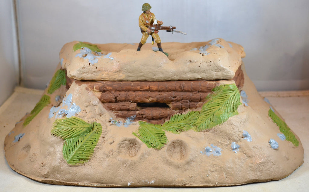 Atherton CTS Painted WWII Japanese Palm Log Bunker Pillbox
