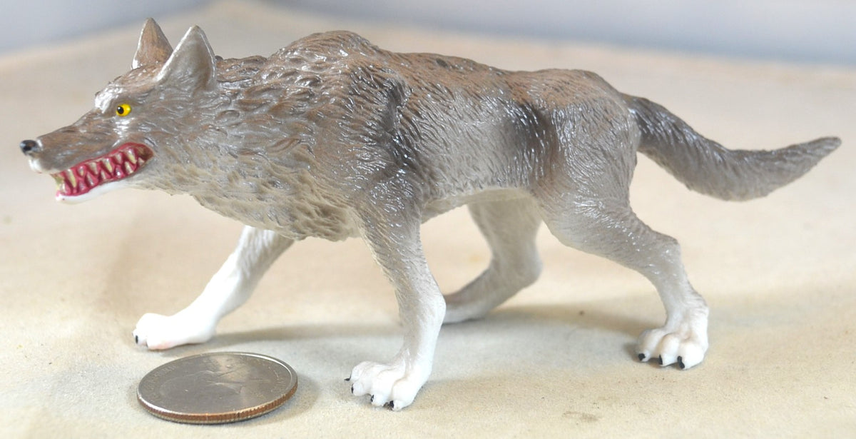 アメリカインディアン．ビスクドール Treasury Collection Painted Western Gray Timber Wolf Plains Forest – MicShaun's Closet