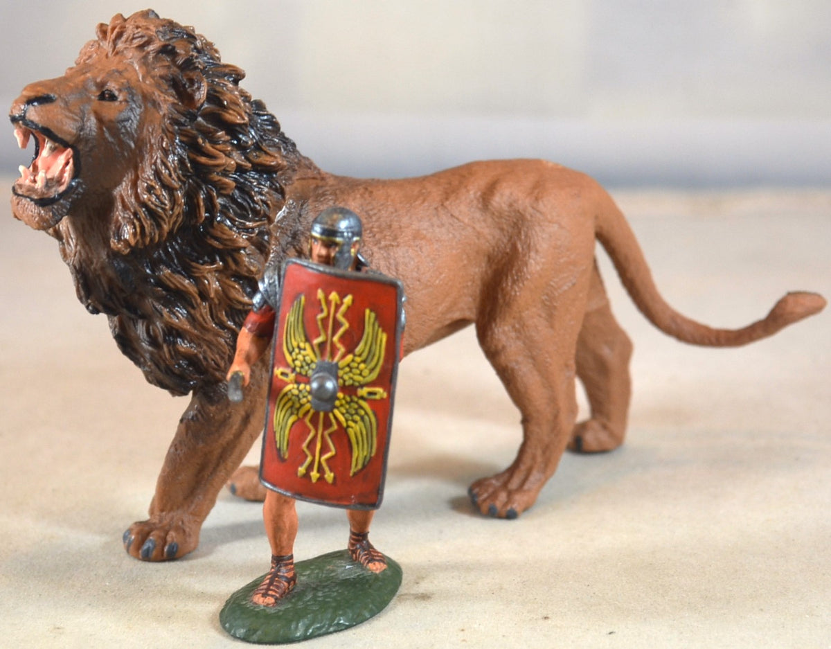 Painted Roaring Lion King of the Jungle Gladiator – MicShaun's Closet