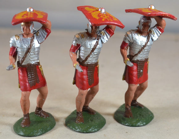 Painted TSSD Roman Testudo with Shields Raised