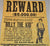 Americana Billy the Kid Outlaw Wanted Poster