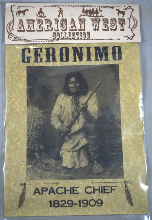 Americana Geronimo Apache Chief Wanted Poster 1829-1909