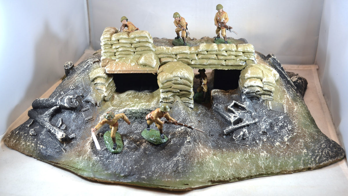 Atherton Scenics Painted WWII Japanese Bunker 9801 by – MicShaun's