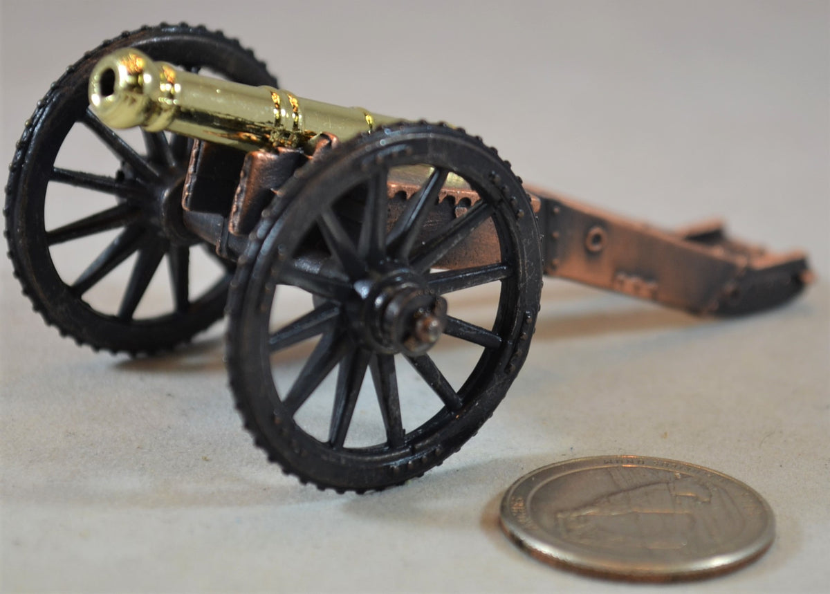 American Revolution Die-cast English 6 lb Field Cannon Americana