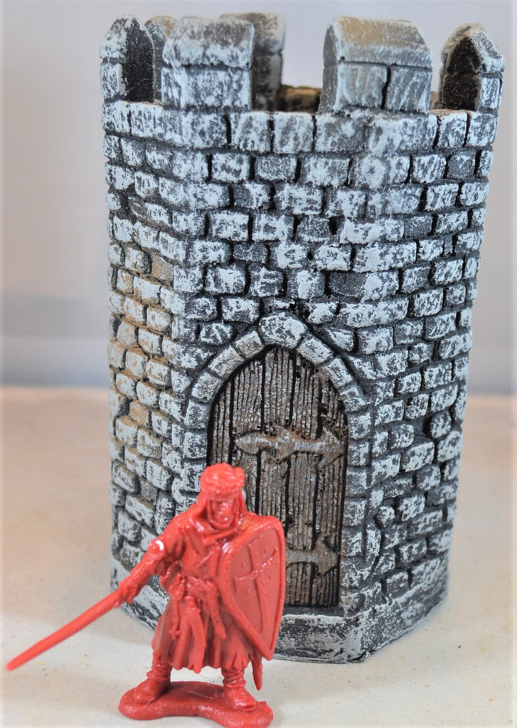 LOD Barzso Hand Painted Medieval Castle Small Tower Turret Duke's Stronghold