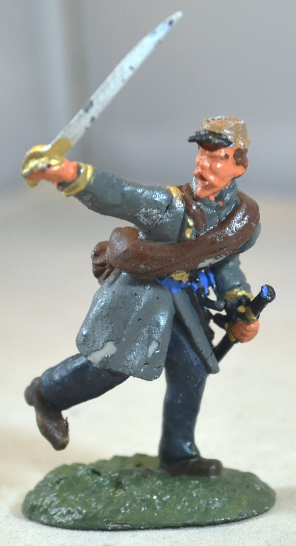 Conte Painted Civil War Confederate Infantry Officer - Figure #4