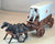 Classic Toy Soldiers Civil War Ambulance Wagon with Two (2) Horses Gray