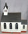 Frontline Painted White Clapboard Church Western Civil War Building