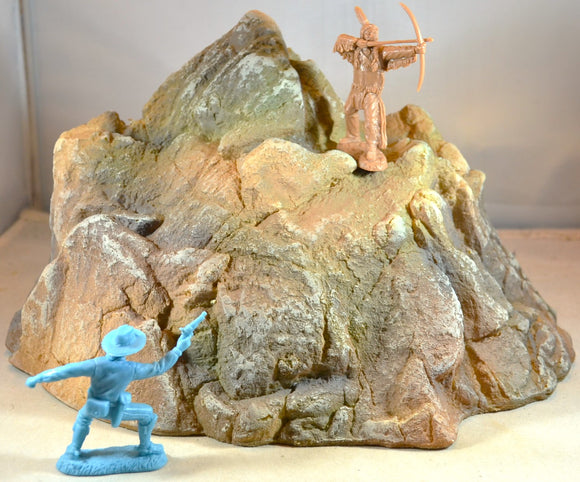 Painted Small Rock Mountain Hill Diorama Piece #855