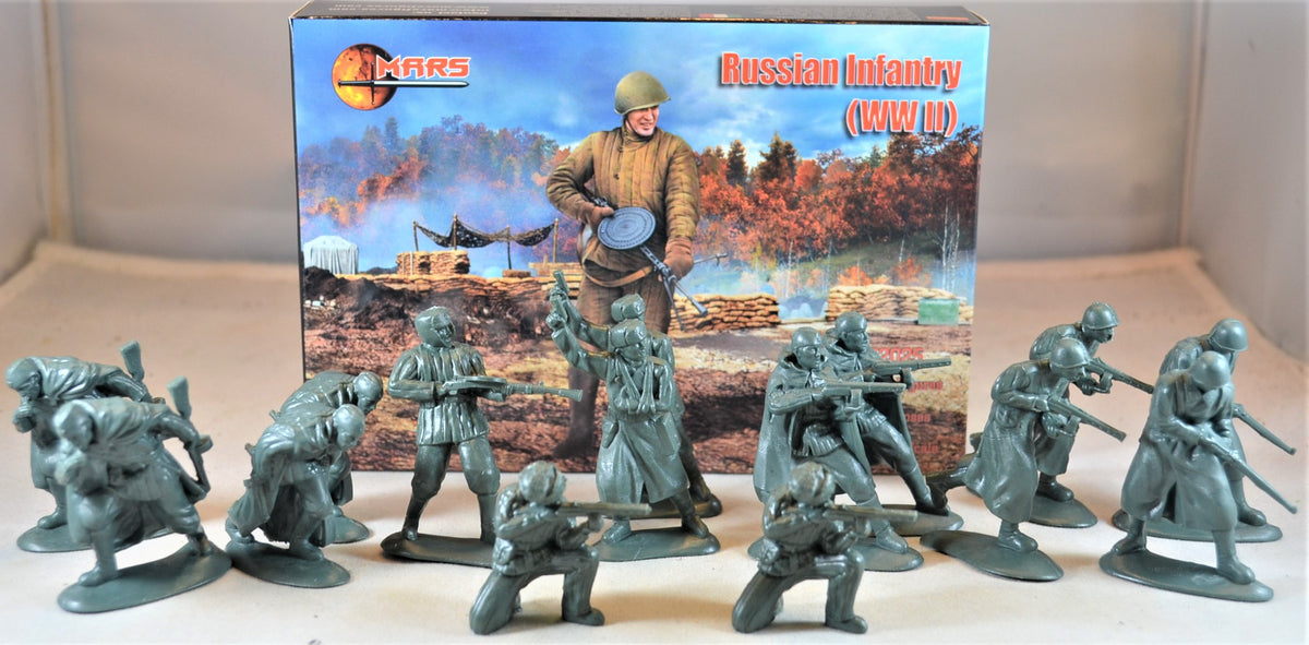 Mars WWII Russian Infantry Set Dark Green 32025 – MicShaun's Closet