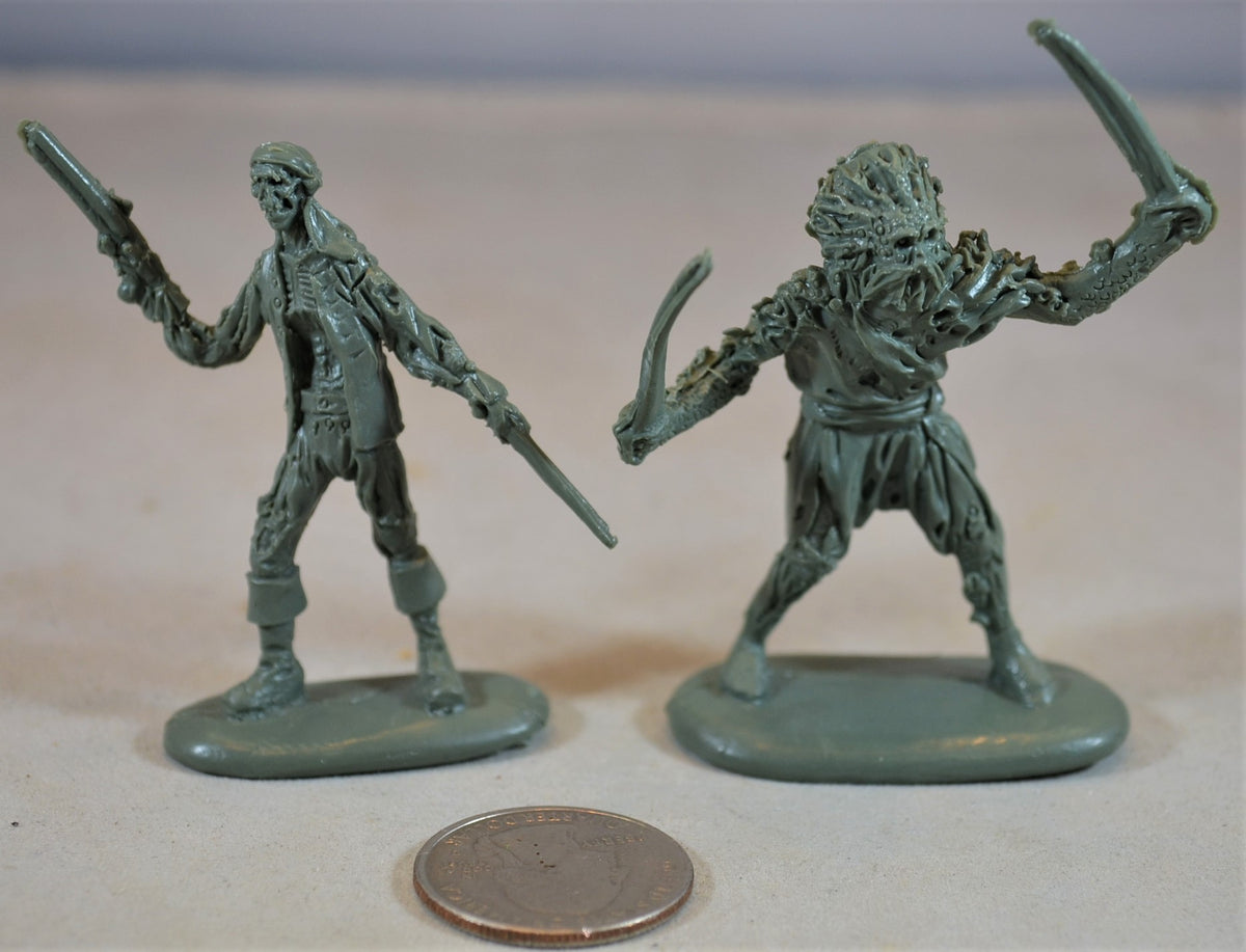 Mars Ragetti and Palifico Figures Pirates of the Caribbean Zombie
