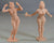 Marx Bathing Beauty Models Dancers Doll House Figure Set Pink Flesh Color