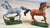 TSSD Painted Indian Horses Set of in 2 Poses
