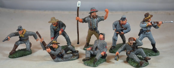 TSSD Painted Confederate Artillery Wounded Set #12
