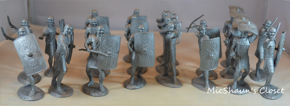 TSSD Roman Infantry Legionnaires Caesar Set #20 Silver