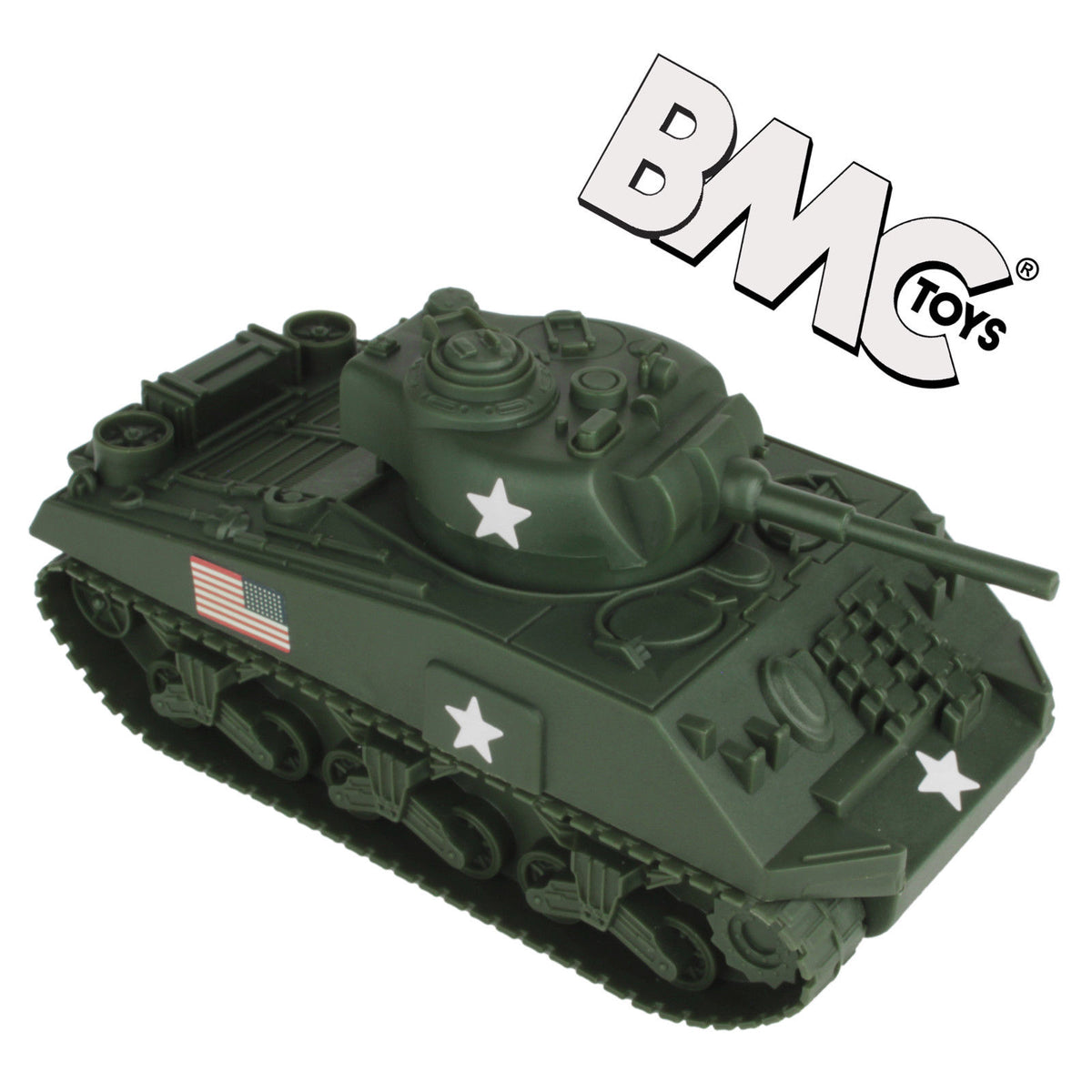 BMC World War II Plastic German Grey Tiger Tank