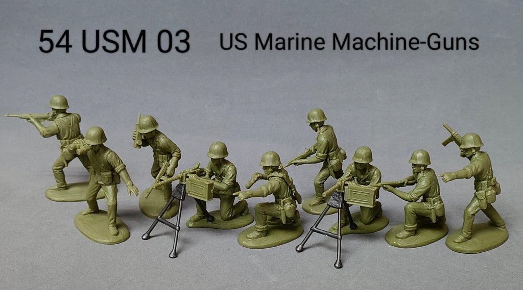 Expeditionary Force World War II US Marines Machine Gun Set 54USM-03