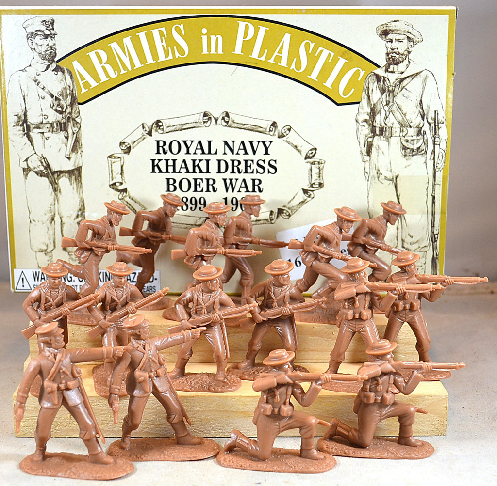 Armies In Plastic Royal Navy Khaki/Tan Dress Boer War 1899-1902 #5514