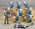 Armies in Plastic Painted French Foreign Legion Figures 10 Piece Set Lot 2