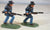 Armies in Plastic Painted Union Iron Brigade Infantry Advancing 7 Piece Set