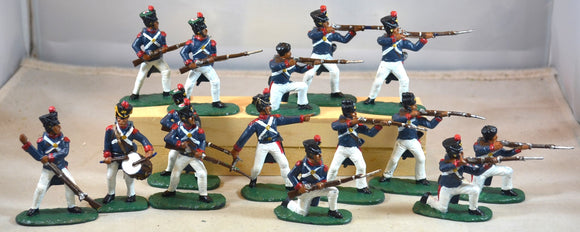 Armies in Plastic Painted Alamo Mexican Infantry 15 Pieces