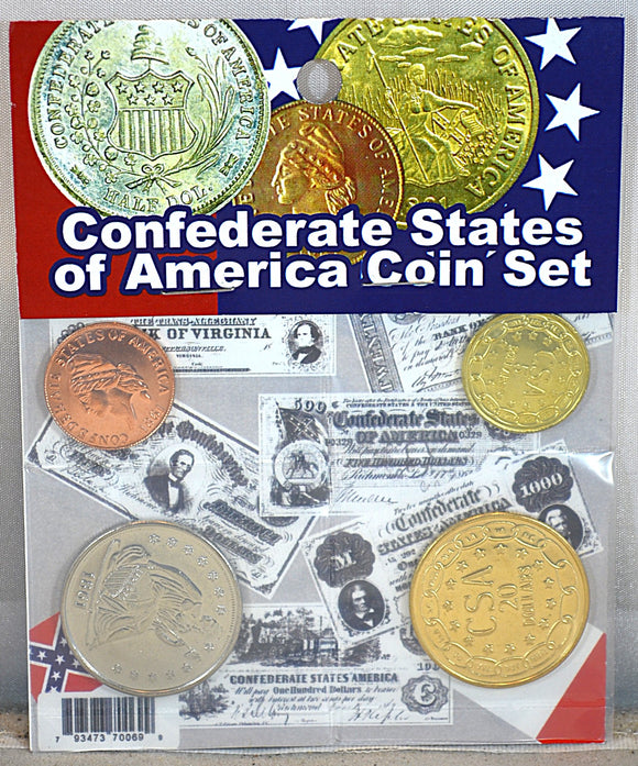 Americana Civil War Confederate CSA Coin Set