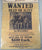 Americana The Wild Bunch Wanted Poster Butch Cassidy Sundance Kid
