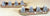 Atherton Scenics WWII Painted Tank Traps/Dragon's Teeth 702 2 PCS