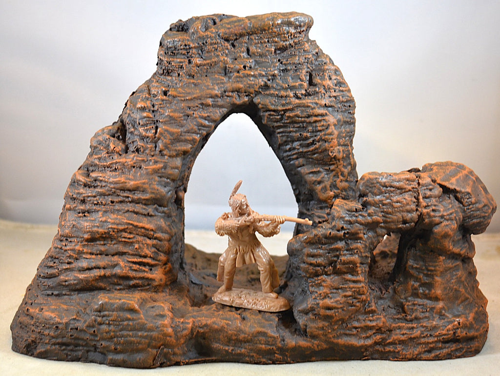 Atherton Scenics Painted Southwestern Boulder 706A
