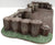 Atherton Scenics Painted Civil War Large Gun Emplacement 9600
