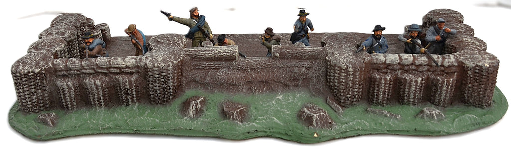Atherton Scenics Painted Civil War Large Gun Emplacement 9600