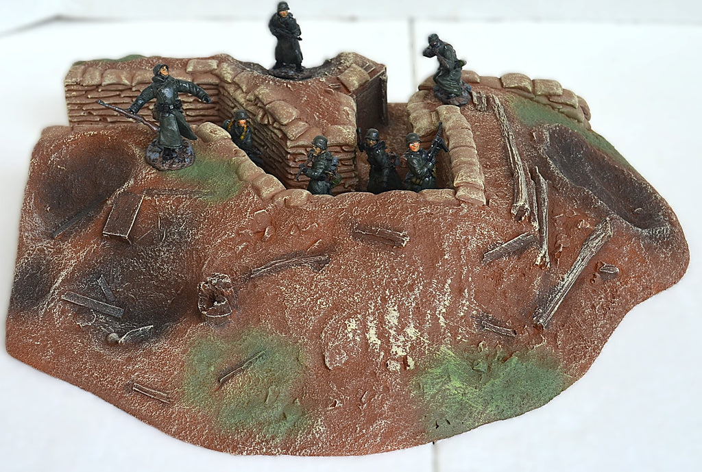 Atherton Scenics Painted WWII WWI Trench Right Side 9607