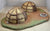 Atherton Scenics Painted Native America Village Wigwam Huts Diorama Piece