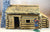 Atherton Scenics Painted Frontier Log Cabin House Boone Settlers Trappers