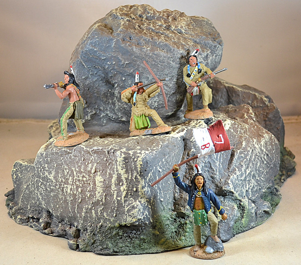 Atherton Scenics Painted Stone Rock Boulder Outcropping Diorama Piece 9926