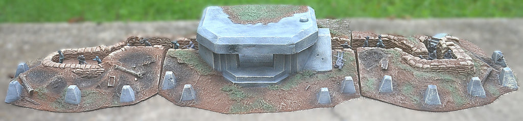Atherton Scenics Painted D-Day German Beach Bunker