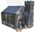 Atherton Scenics Painted WWII D-Day Stone Church with Tower