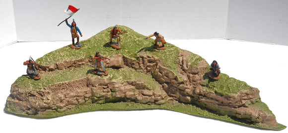 Atherton Painted Large Curved Deadman's Corner Cliff Canyon Piece