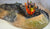 Atherton Scenics Painted Land Ground Explosions WWII Civil War Diorama 3 PC Set