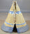Atherton Scenics Hand Painted Native American Tee Pee 9913