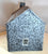 Atherton Scenics Colonial French & Indian Painted Stone Cabin House Dark Gray