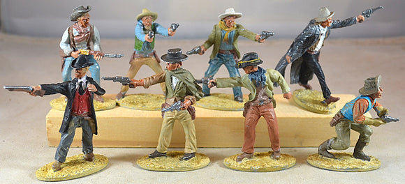 Painted Austin Miniatures Gunfighters Cowboys