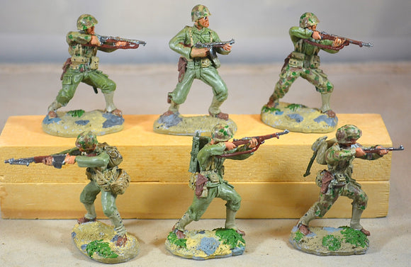 Austin Miniatures WWII Painted US Marines Set 2