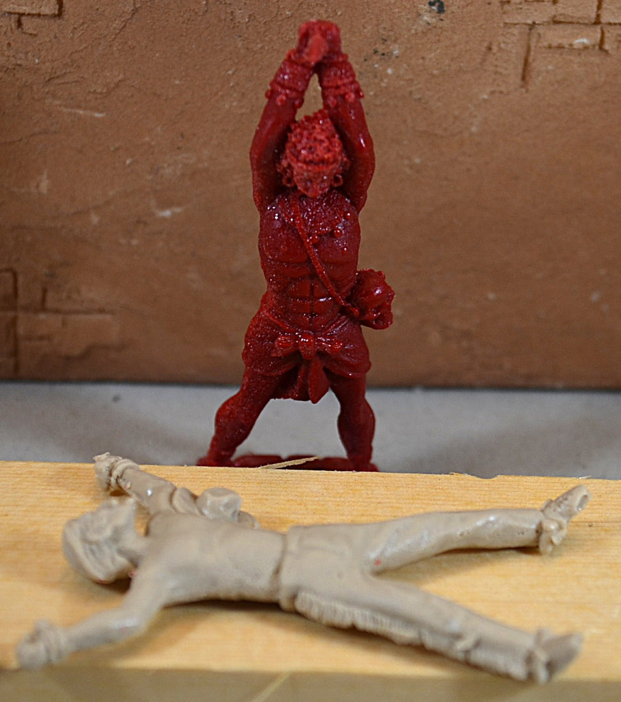 LOD Barzso Aztec Temple Sacrifice Set Red and Tan